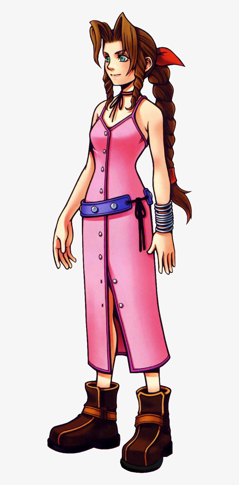 Aerith Kh Art - Final Fantasy Aerith, transparent png #3495534