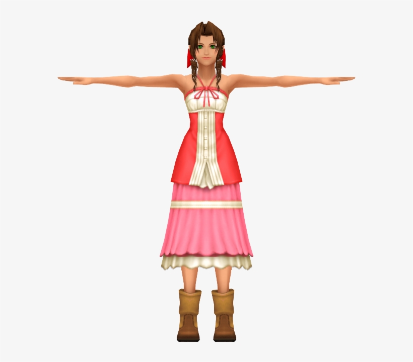 Download Zip Archive - Aerith Kingdom Hearts 2, transparent png #3495557