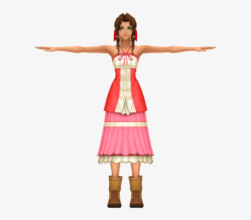 Download Zip Archive - Aerith Kingdom Hearts 2, transparent png #3495557