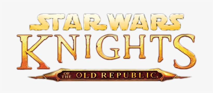 Kotor-logo - Star Wars Knights Of The Old Republic Logo, transparent png #3495652