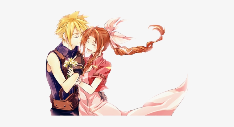 Final Fantasy 7 Cloud X Aerith, transparent png #3495795