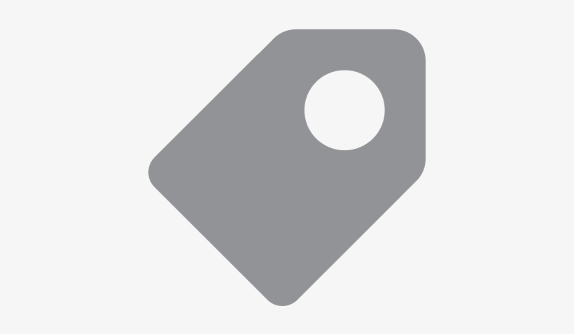 Tag Icon Png File - Tag Icon Grey, transparent png #3495832