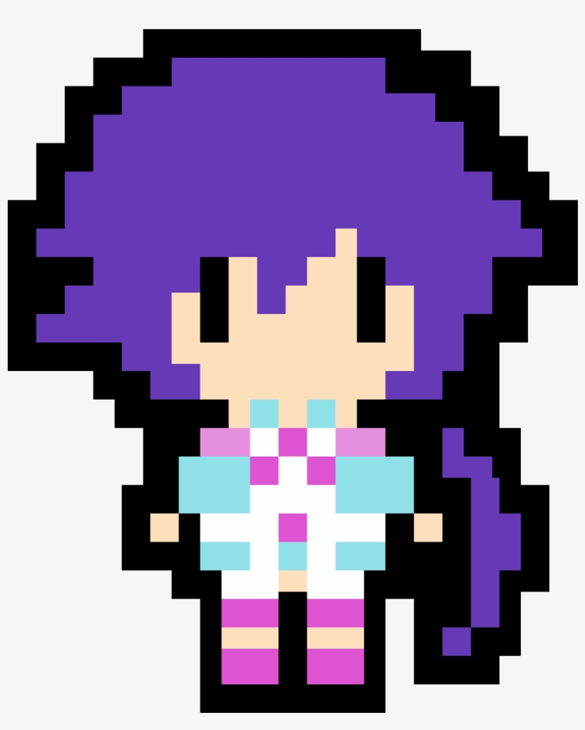 Plutia Pixel Art - Hyperdimension Neptunia Pixel Art, transparent png #3496220