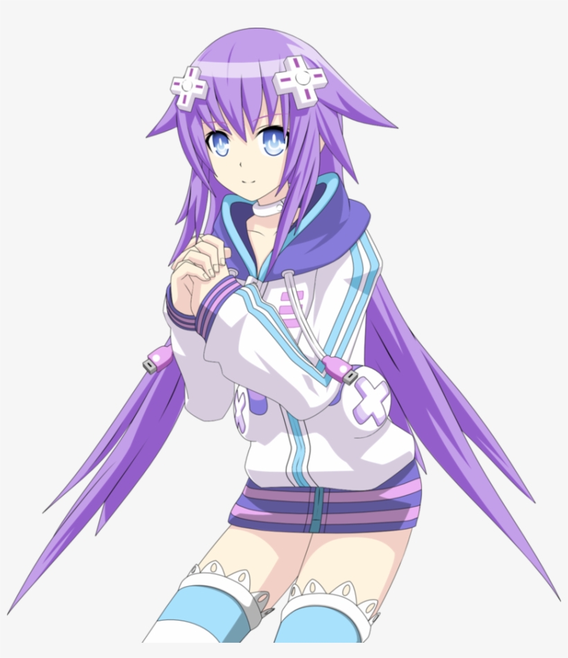 Neptune Purple Heart By Maeruron-d3ef9d7 - Hyperdimension Neptunia Neptune Png, transparent png #3496260