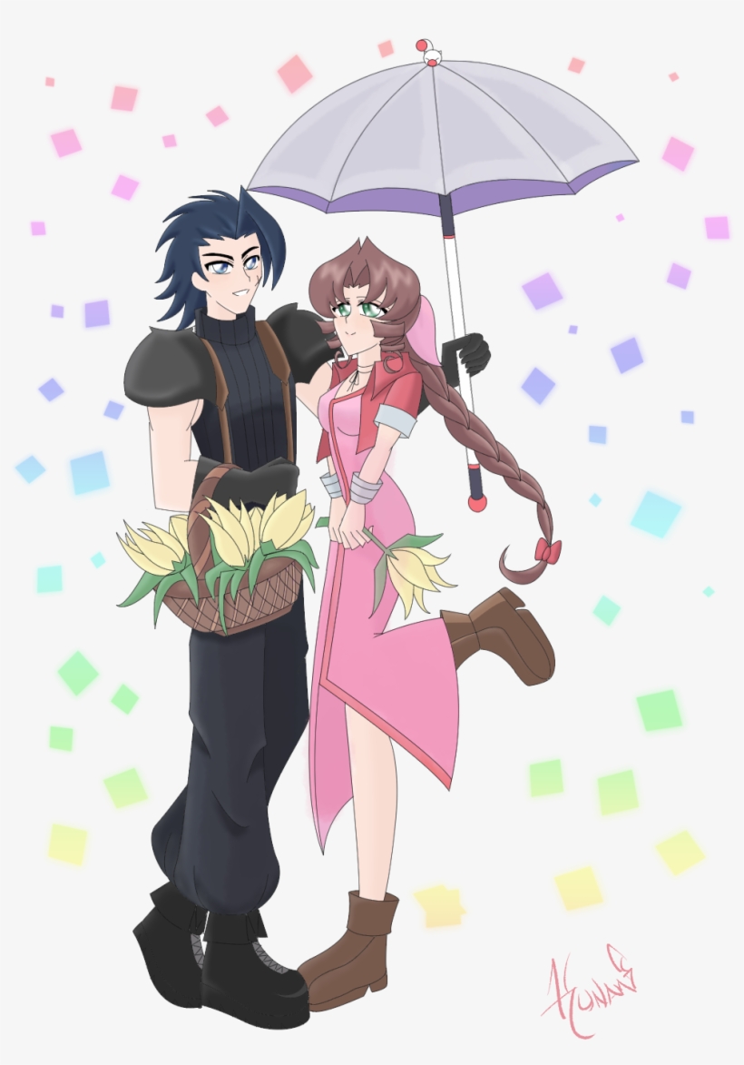 “ Umbrella Couple Returning From An Afternoon To Sell - Umbrella, transparent png #3496498