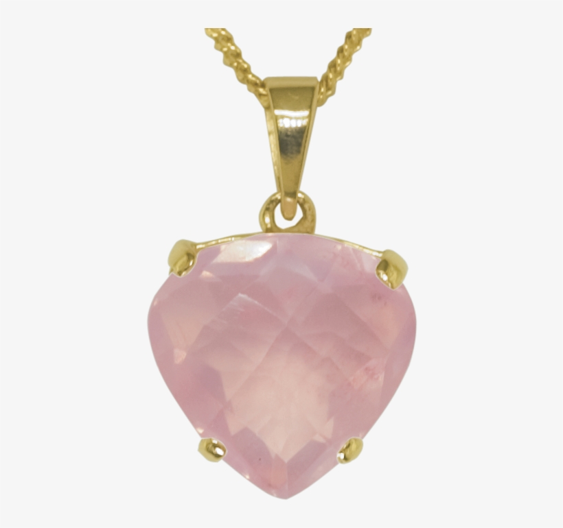Ladies Shipton And Co 9ct Yellow Gold And Rose Quartz - Locket, transparent png #3496966