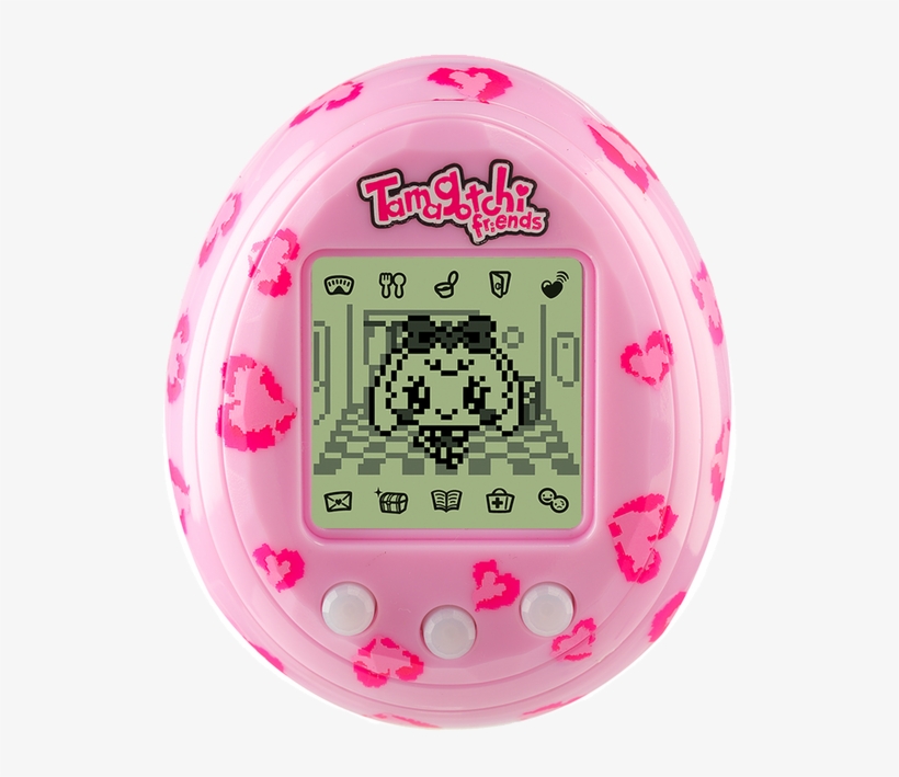 Remember Tamagotchi, That Cute Little Digital Pet Game - Tamagotchi Friends - Pink Heart, transparent png #3497179