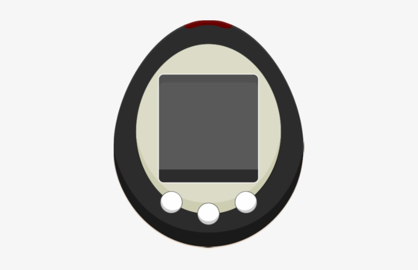 The Tamagotchi Color Is The First To Have A Full-color - Black, transparent png #3497200
