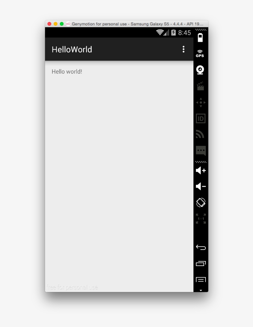 A 641 × 989 Image Of The Emulator Will Be Saved On - Android Homeasupindicator, transparent png #3497243