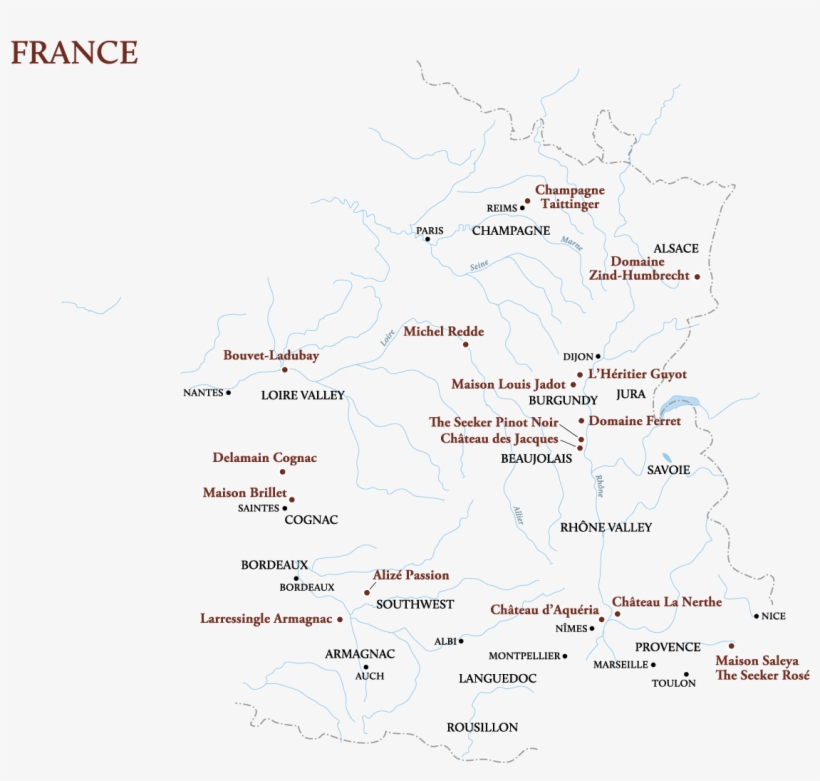View Map Champagne - Kobrand Corporation, transparent png #3497299