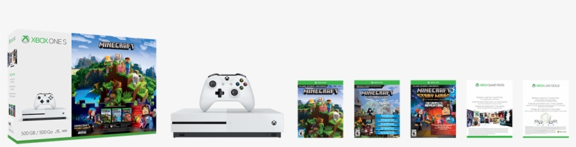It Was Recently Revealed That Microsoft Would Be Releasing - Xbox One S Minecraft Complete Adventure Bundle, transparent png #3497331