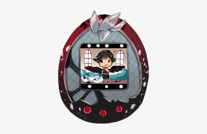 I Recently Got A Tamagotchi So I'm Kinda Obsessed Xddd - Cartoon, transparent png #3497793