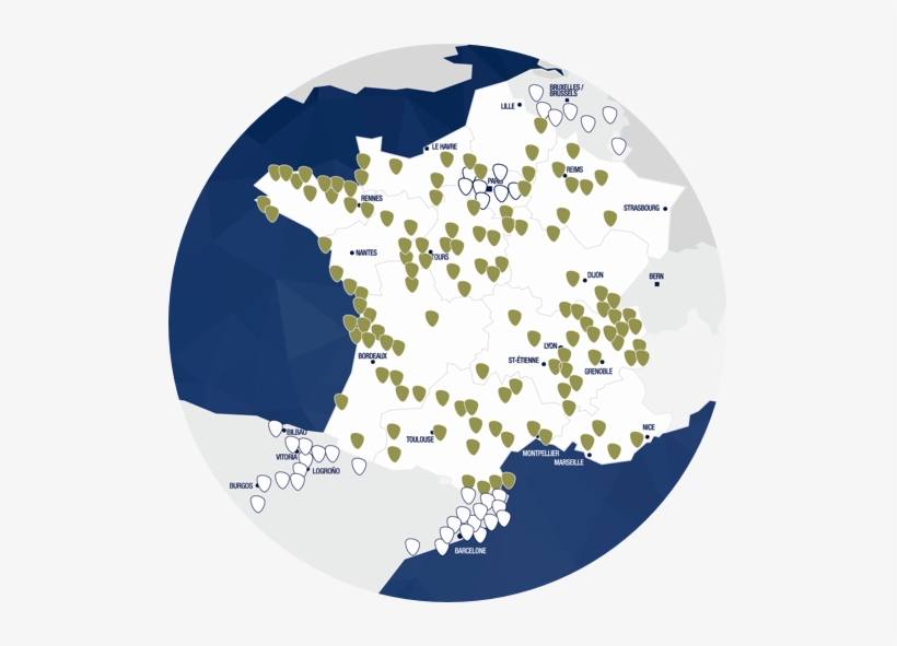 France Map - France, transparent png #3497838