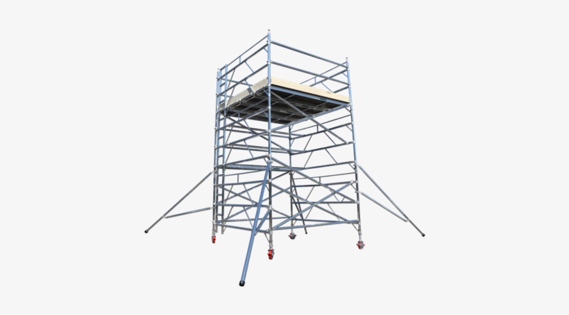 Silver Cantilever Aluminium Scaffolding System - Tower, transparent png #3497916