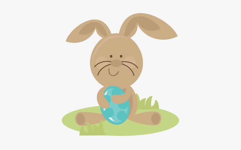 Large Easterbunnyholdingegg - Easter Bunny Without Background, transparent png #3497977