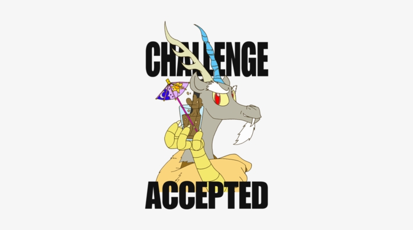 Challenge Accepted, Discord, Reaction Image, Safe - Challenge Accepted, transparent png #3498170