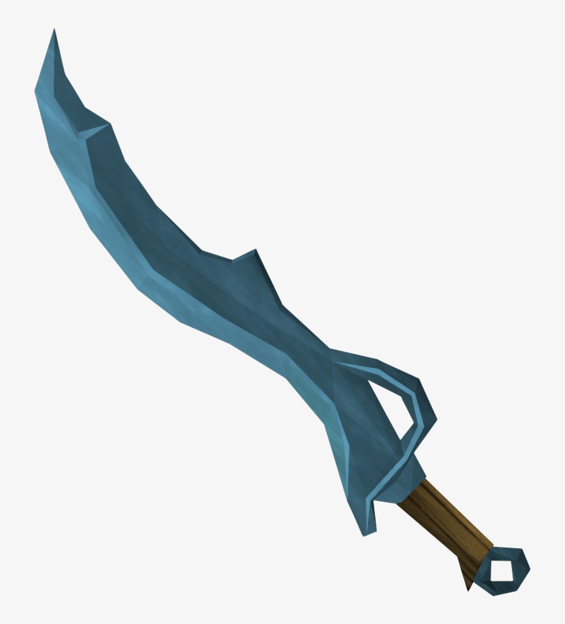 Rune Scimitar - Runescape Wiki - Wikia - Runescape Rune Scimitar, transparent png #3498191