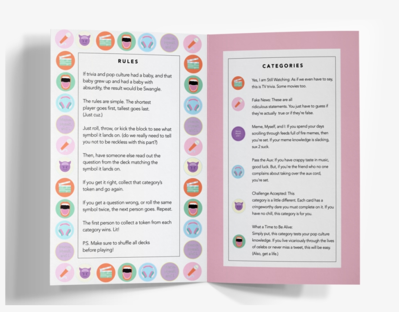 Swangle Rules Mocked Up 1, transparent png #3498702