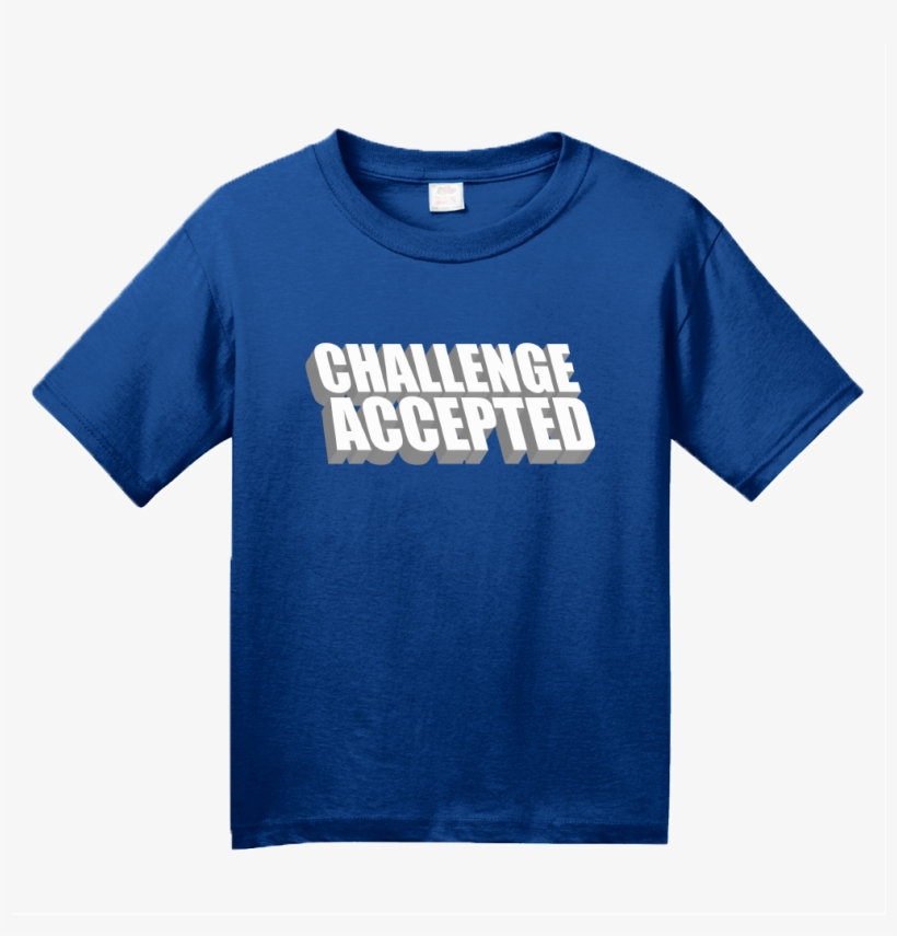 Youth Royal Challenge Accepted T-shirt - T Shirt For Brother, transparent png #3498725