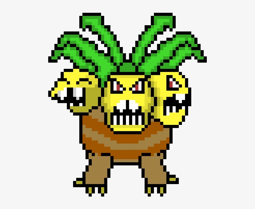 Creepy Exeggutor - Pixel, transparent png #3498887