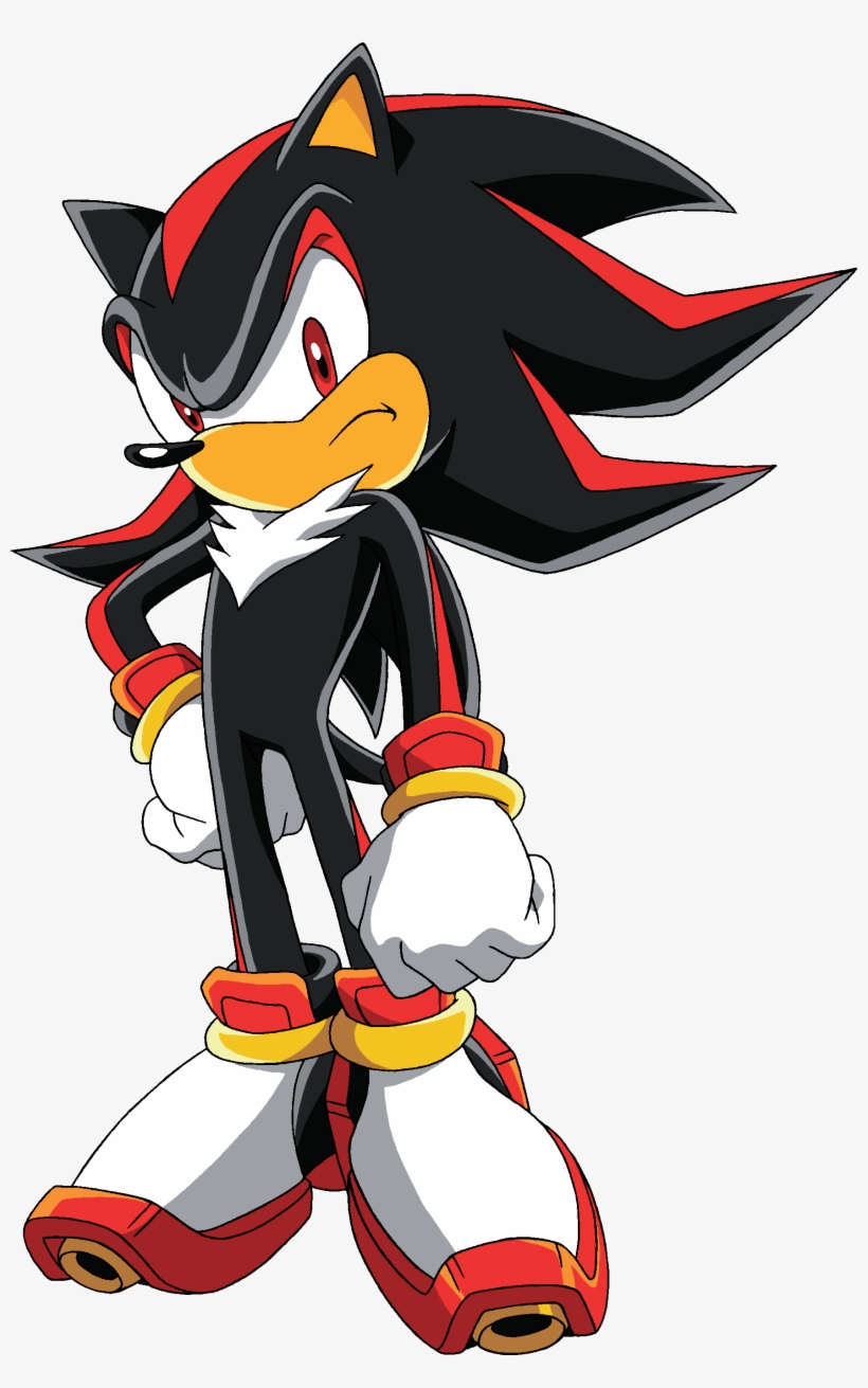 Sonic X Signature Pose - Shadow The Hedgehog, transparent png #350063