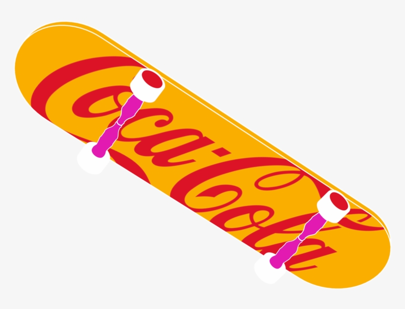 Skateboard - Coca Cola, transparent png #350387