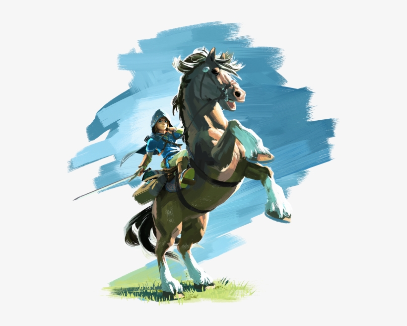 The Legend Of Zelda Breath Of The Wild Link Rider Free Transparent Png Download Pngkey