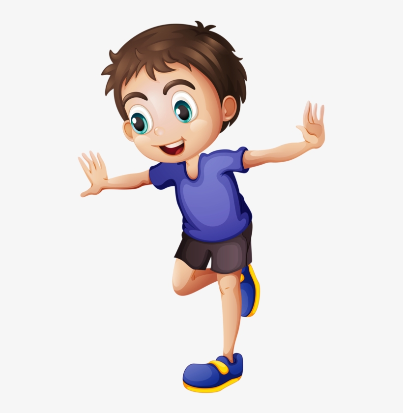 Boy Standing On 1 Foot- Clip Art Rodin, Printables, - Standing On One Foot Clipart, transparent png #350858