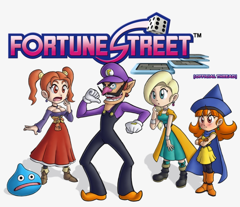 Waluigi Time - Fortune Street [wii Game], transparent png #351176