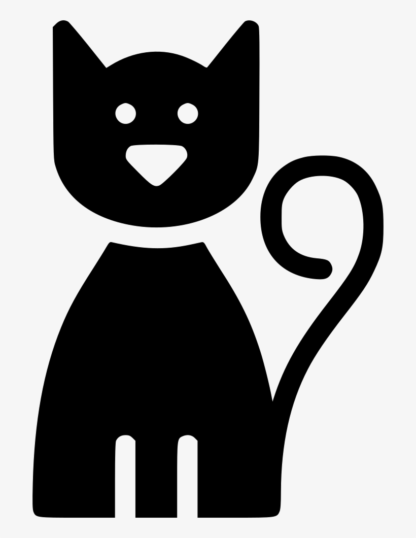 Black Cat Comments - Icon, transparent png #351215