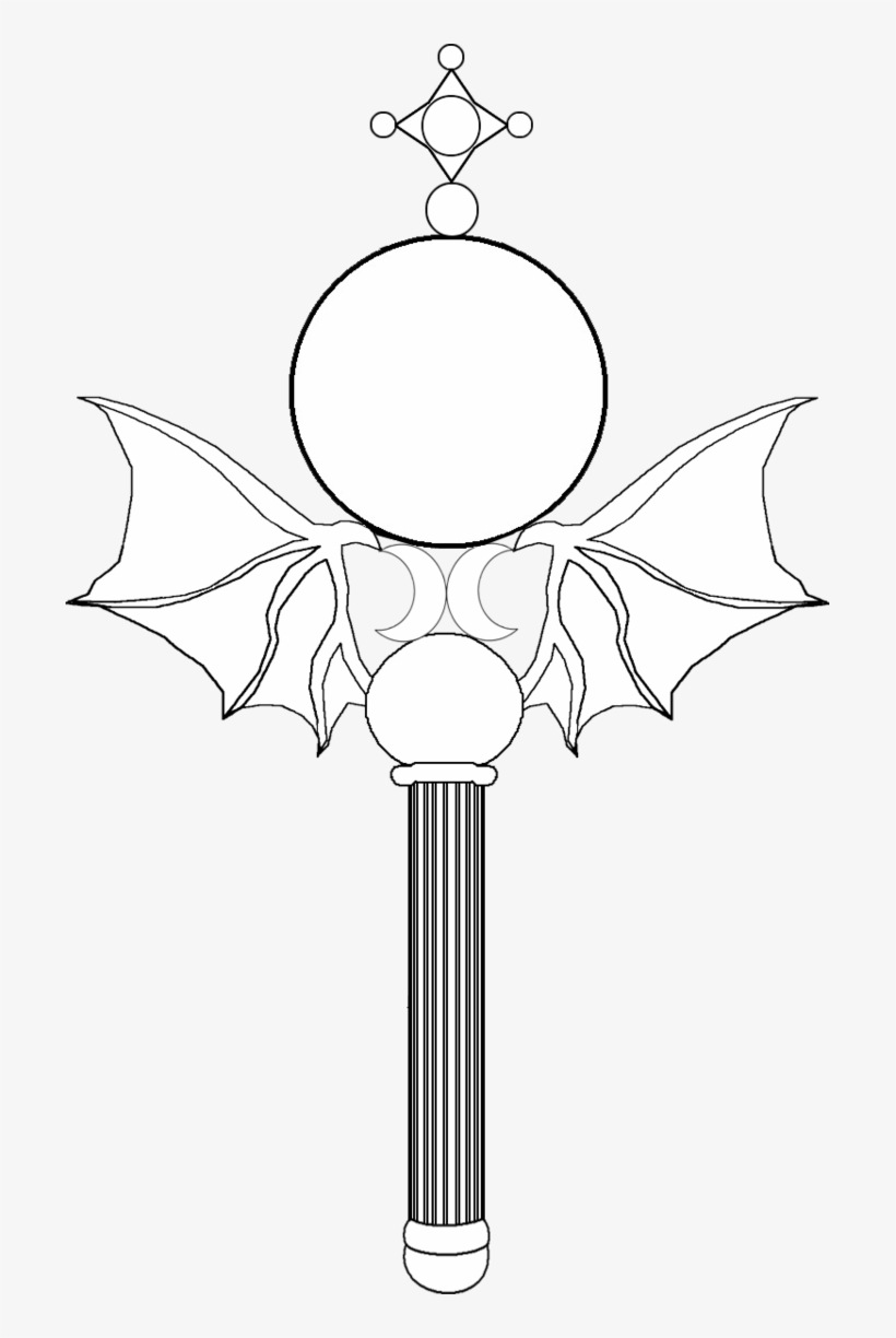 28 Collection Of Sailor Moon Wand Drawing - Sailor Moon Wands Coloring Pages, transparent png #351279