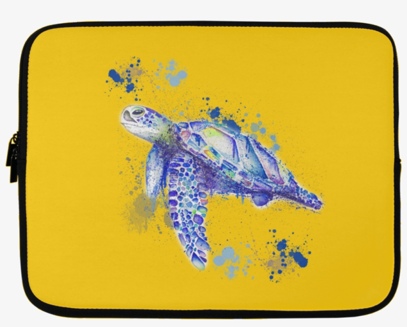 Watercolor Sea Turtle Laptop Sleeves, transparent png #351503