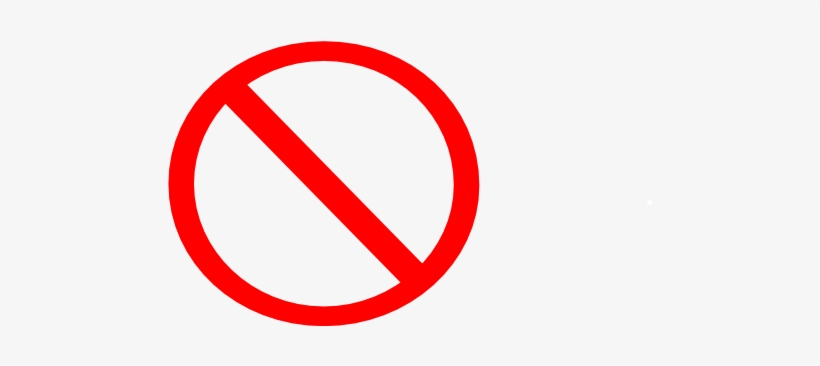 Red Cross Clipart Crossout - Símbolo Errado Png, transparent png #351546