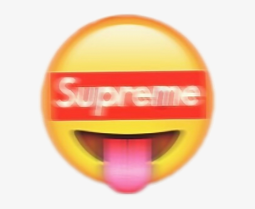 Supreme Emoji Lit Sticker - Transparent Background Lit Emoji, transparent png #351566