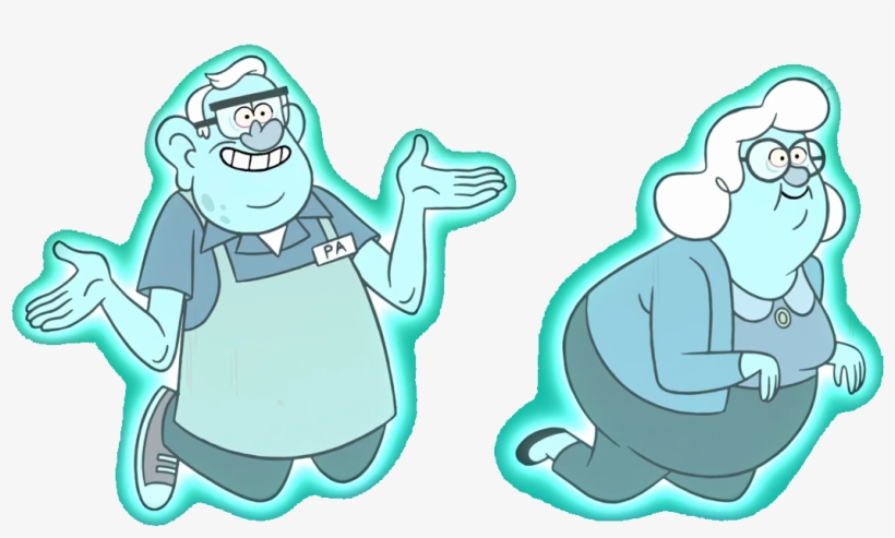 Ma And Pa Appearance - Gravity Falls Ma And Pa, transparent png #351569