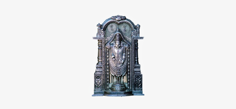 Silver Tirupati Balaji Statue - Venkateswara Temple, Tirumala, transparent png #351623