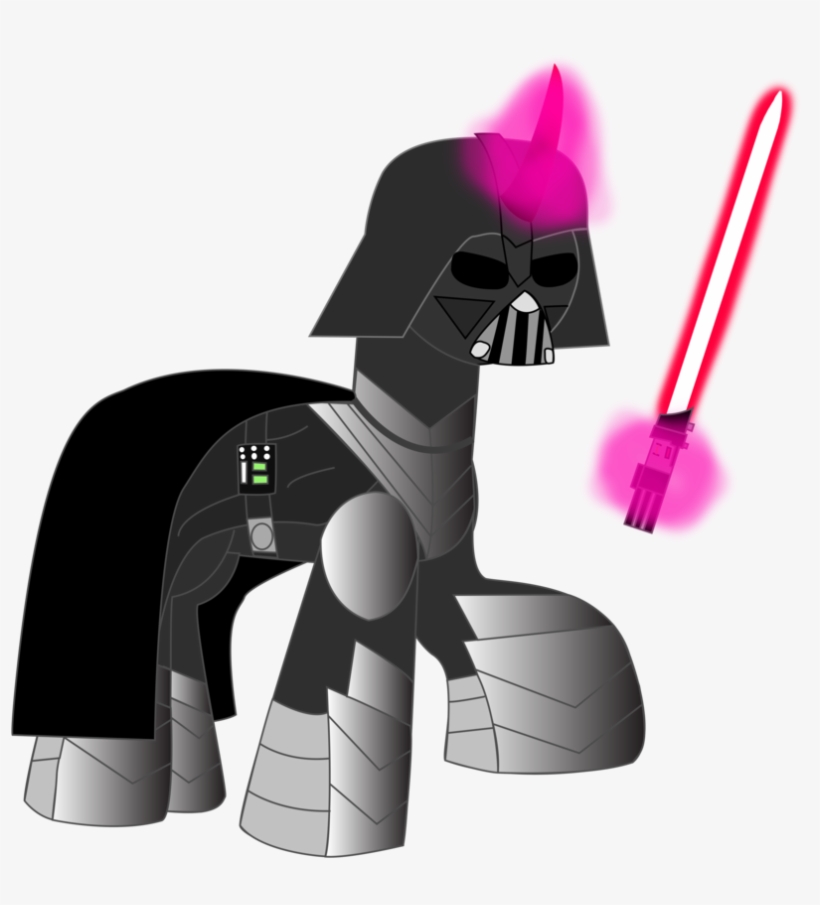 Ejlightning007arts, Darth Vader, King Sombra, Lightsaber, - Digital Art, transparent png #351760