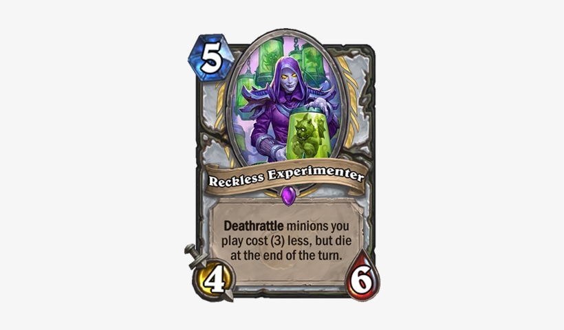 Reckless Experimenter - Reckless Experimenter Hearthstone, transparent png #351784