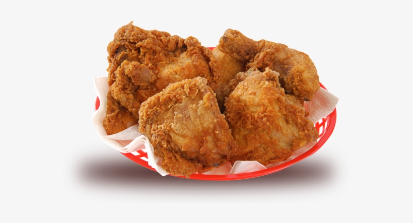 Delicious Chicken - Broasted Chicken In Plate, transparent png #351910