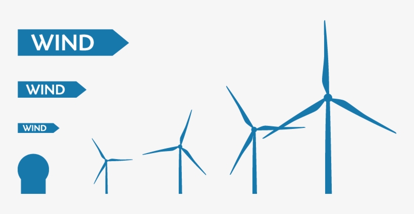 High Altitude Wind - Wind Turbine Illustration Png, transparent png #351967