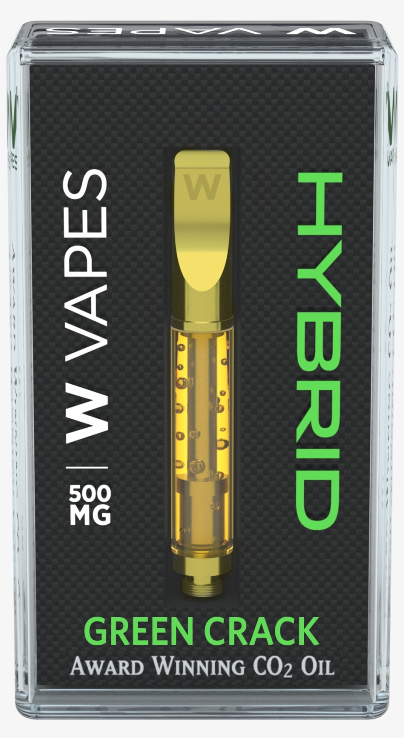 Green Crack Sativa 500mg Premium Cartridge - Bullet, transparent png #352056