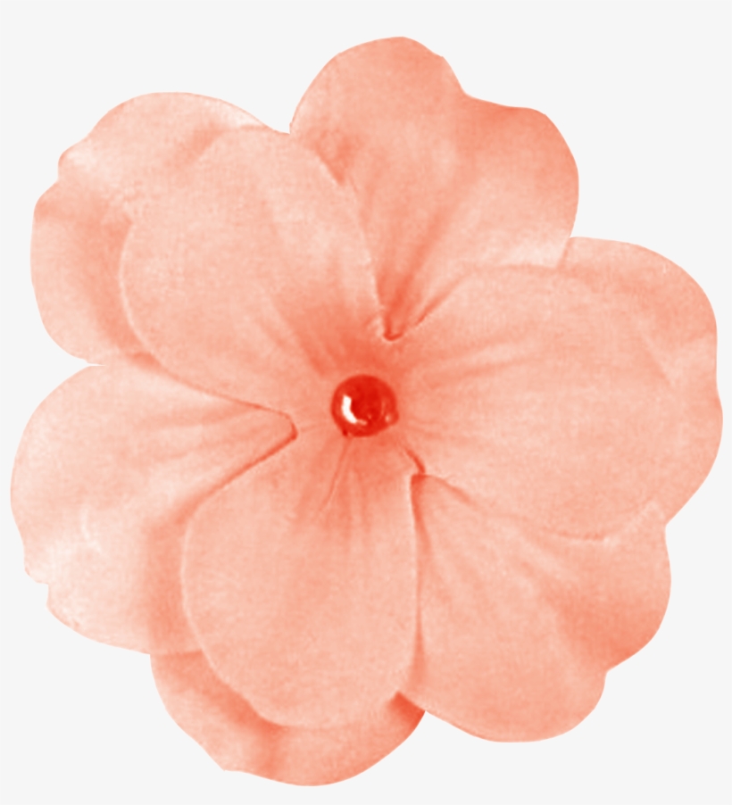 Peach Flowers Png Banner Black And White Stock - Brown Flowers Transparent Png, transparent png #352279