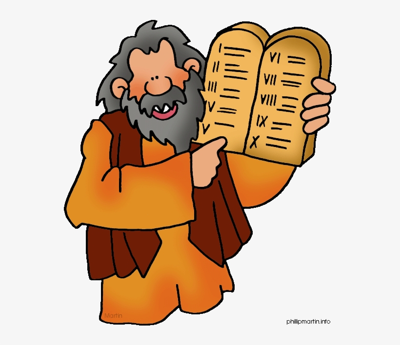 Moses Ten Commandments Clipart, transparent png #352507