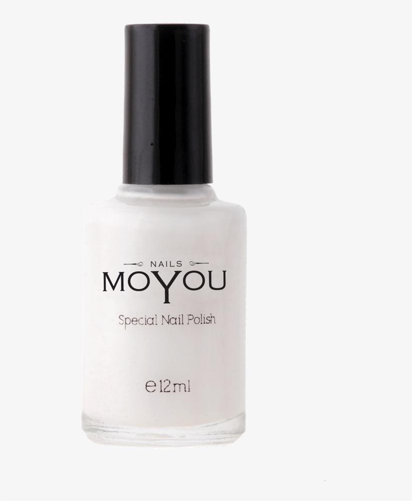 White Nail Polish - Moyou White Nail Lacquer, transparent png #352595