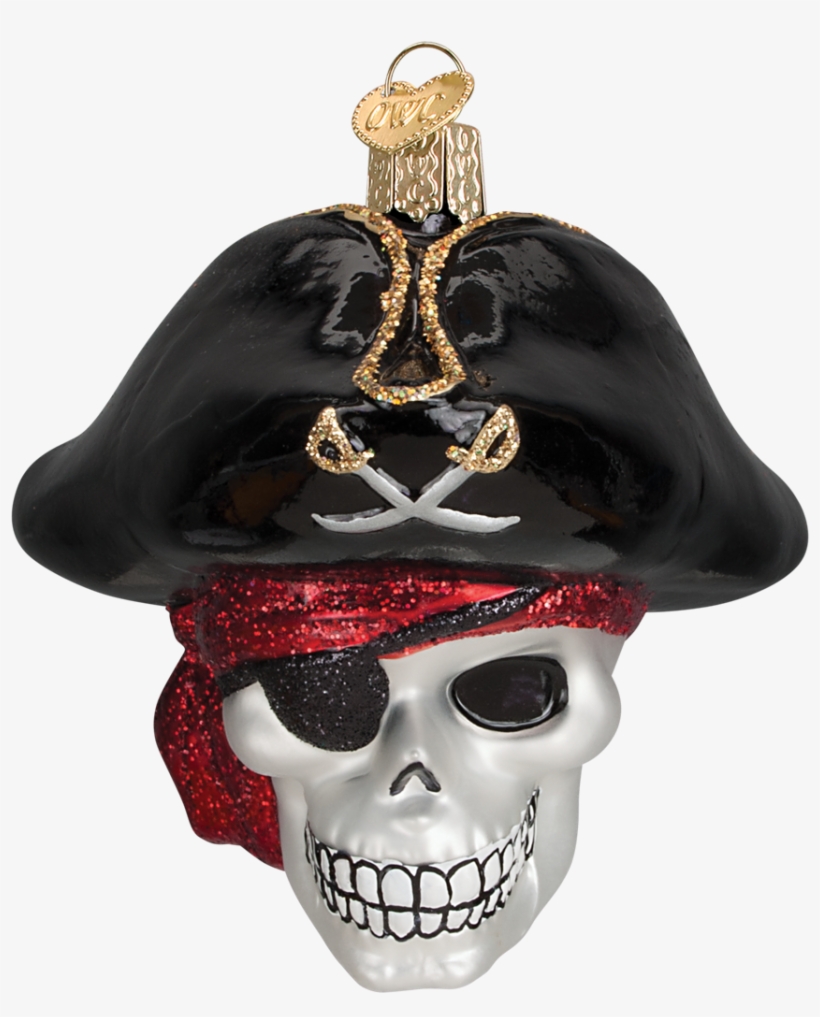 Jolly Roger Skeleton Pirate Ornament - Christmas Ornament, transparent png #352872