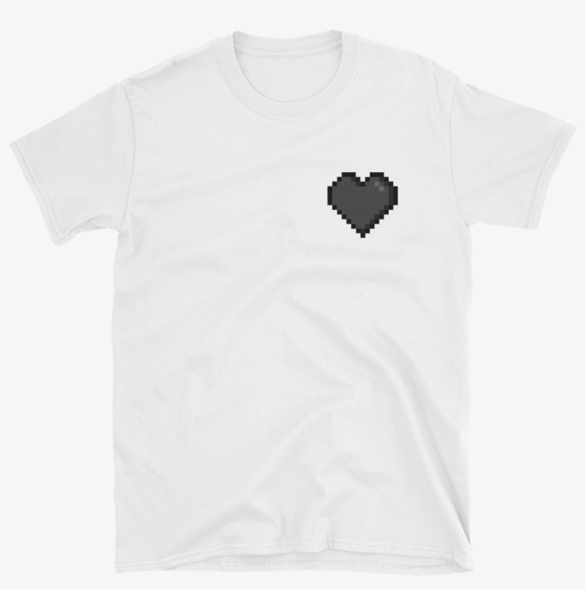 Pixel Heart Tee - T-shirt, transparent png #352931