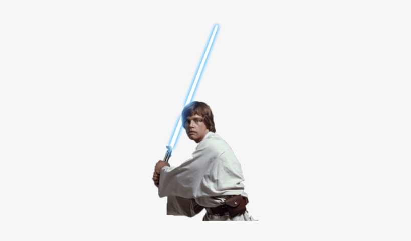 Luke Skywalker Lightsaber - Luke Skywalker Png, transparent png #352960