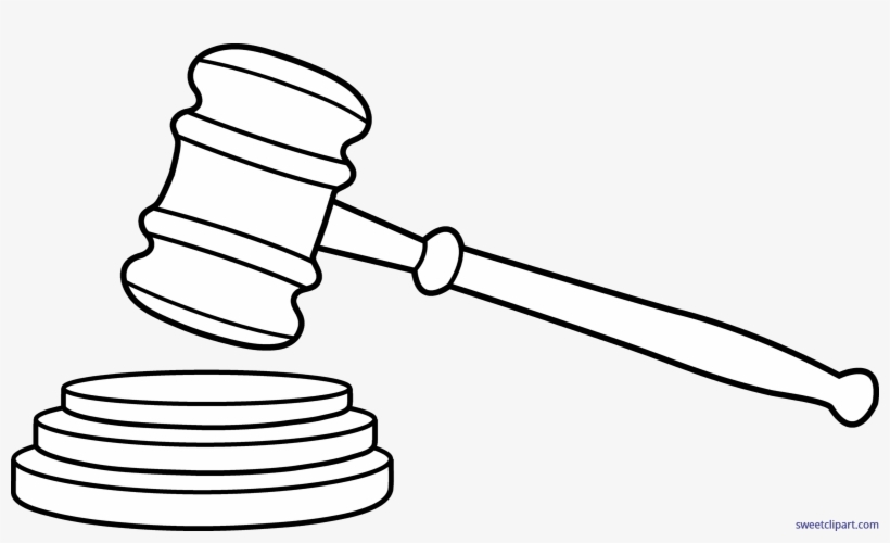 Exclusive Gavel Clipart Clip Art At Clker Com Vector - Gavel Drawing, transparent png #353242