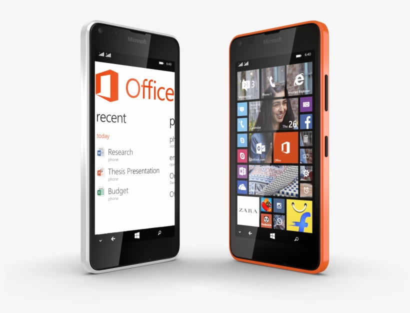 Cny Lumia 640 White Front Right Digital Marketing 3 - Microsoft Lumia 640 White Png, transparent png #353321