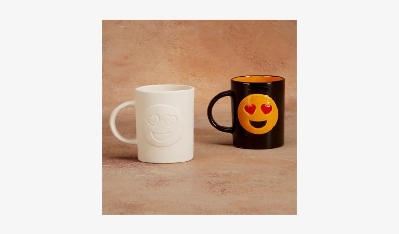 Mugs Heart Eyes Emoji Mug/8 Spo - Ceramic, transparent png #353407